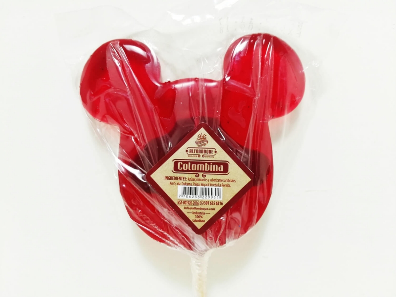 COLOMBINA ROJA MICKEY 1X10