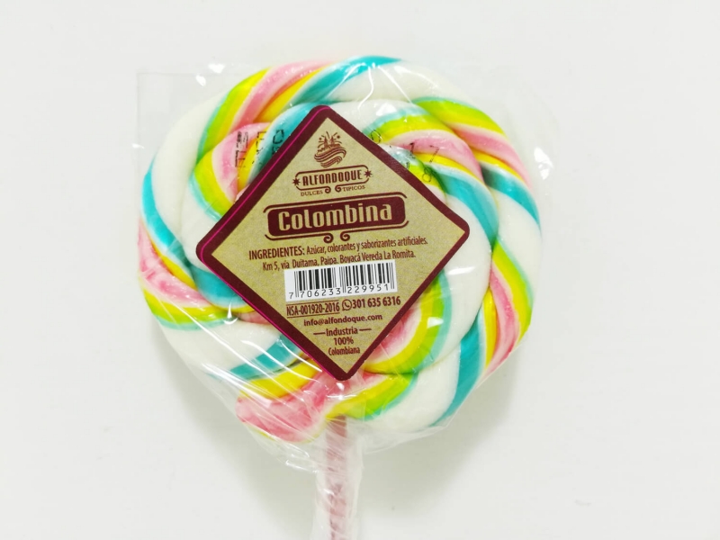 COLOMBINA DE COLOR REDONDA No1 01X10